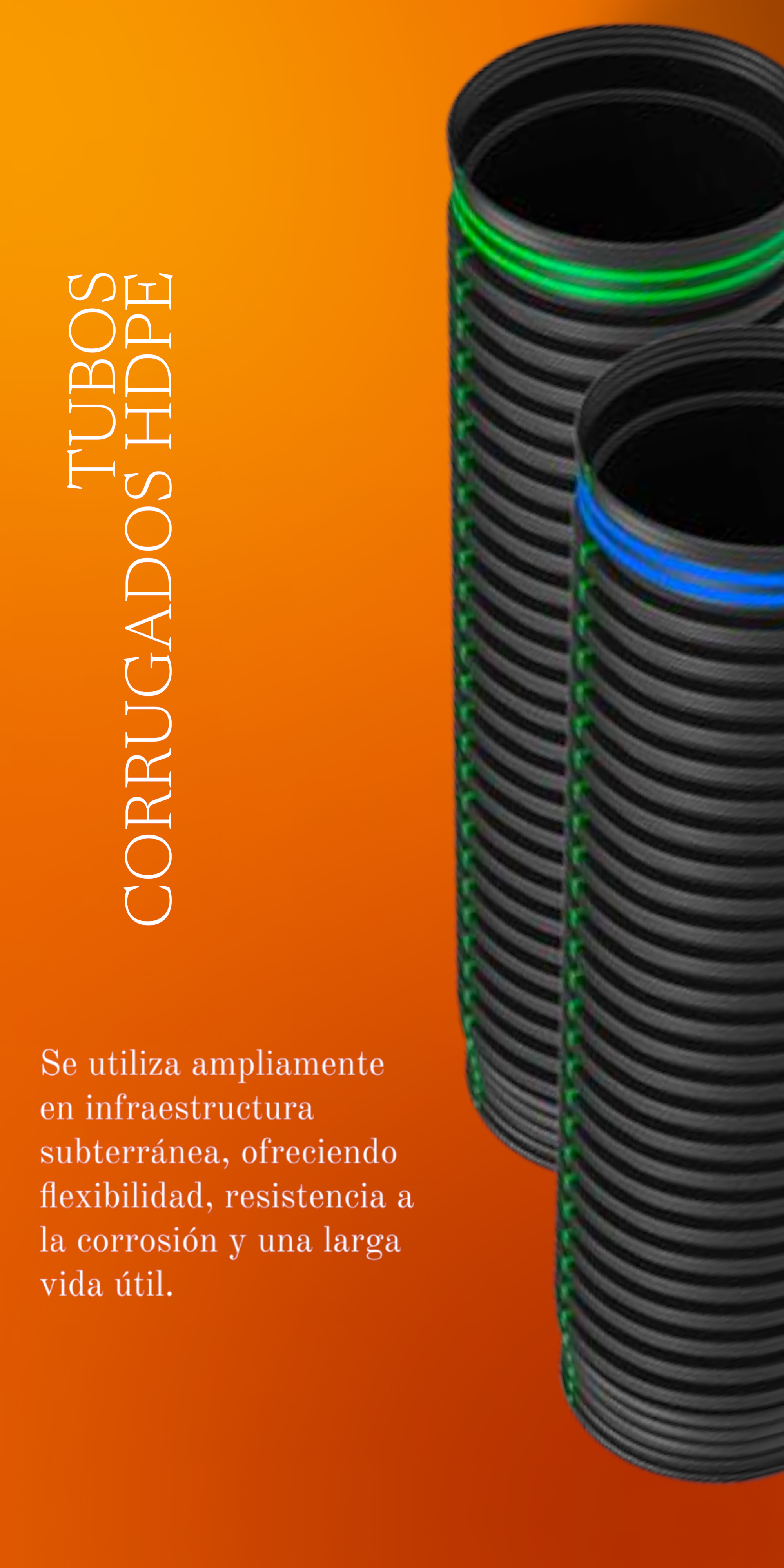 TUBERIA CORRUGADA HDPE EN TALCA
